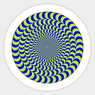 Optical #Art: Moving #Pattern #Illusion - #OpArt Sticker